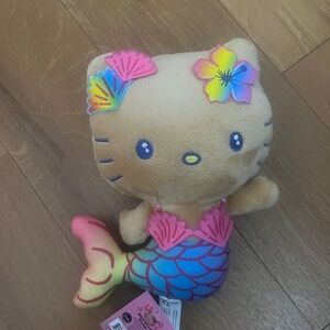 Hello Kitty ABC stores Hawaii exclusive Mermaid Plush Toy with Colorful Tail 6”